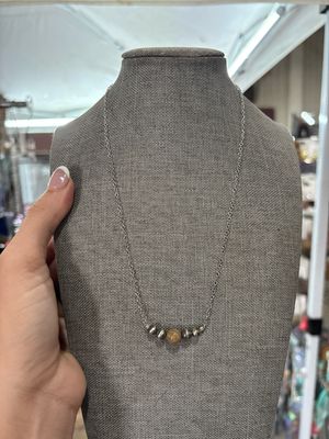 Fossil Coral &amp; Navajo Pearl Stacker