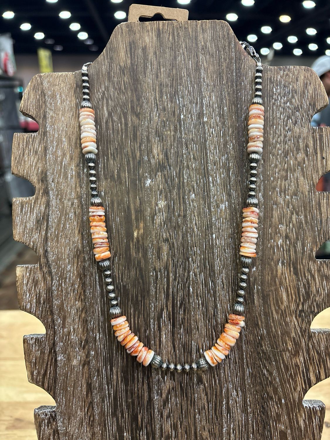 Orange Spiny Oyster &amp; Navajo Pearls