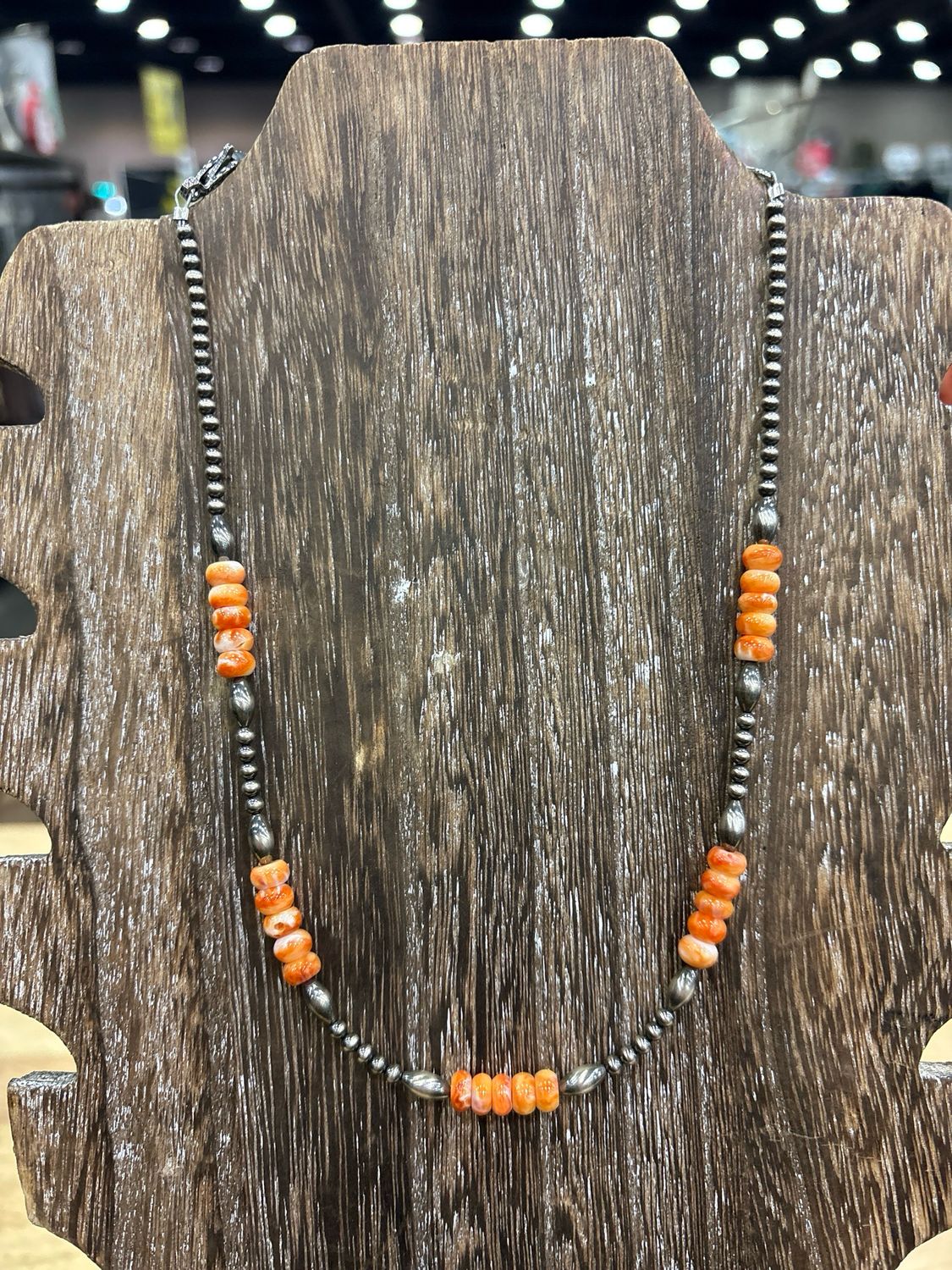 Orange Spiny Oyster &amp; Navajo Pearls