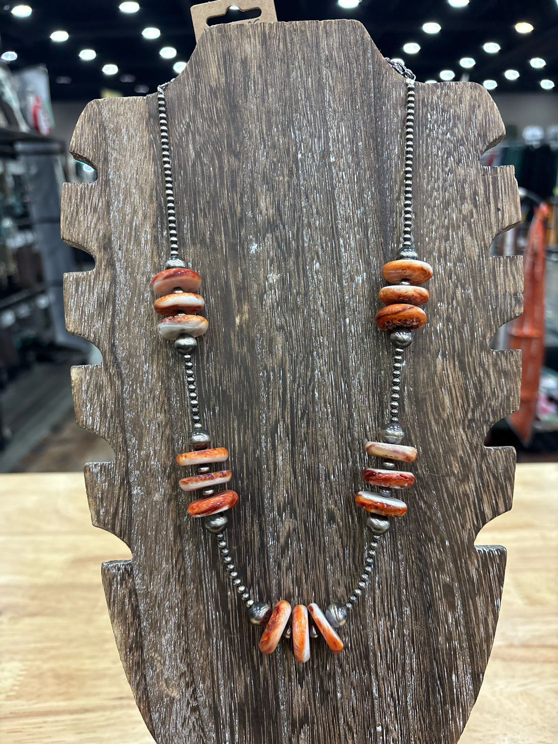 Orange Spiny Oyster &amp; Navajo Pearls