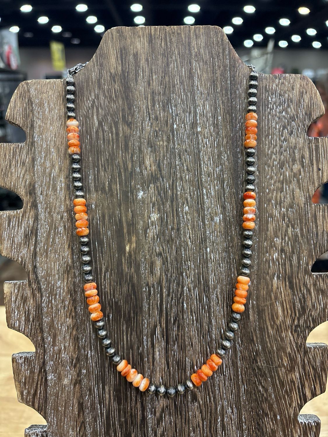 Orange Spiny Oyster &amp; Navajo Pearls