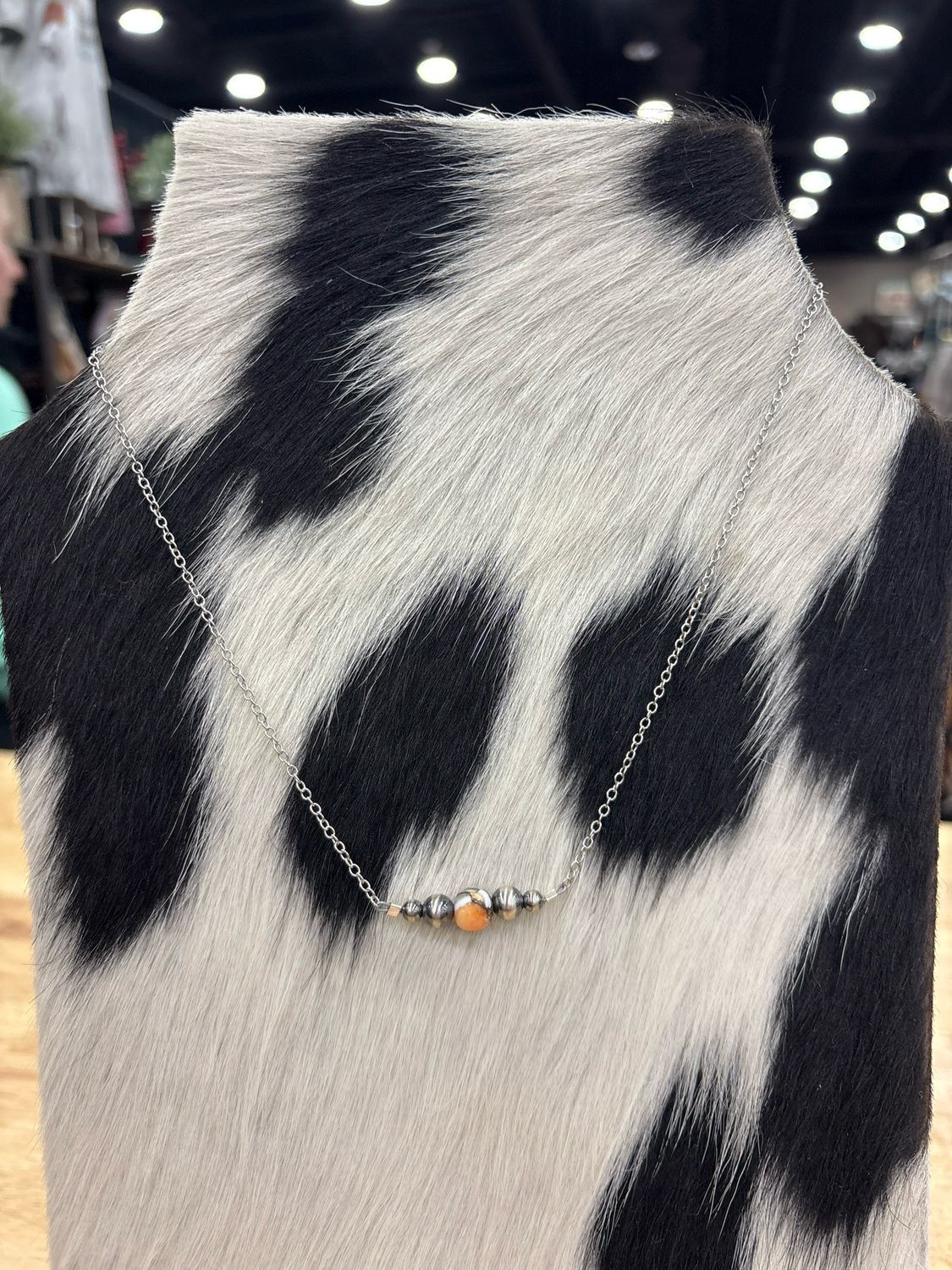 Orange Spiny Oyster &amp; Turquoise Stacker