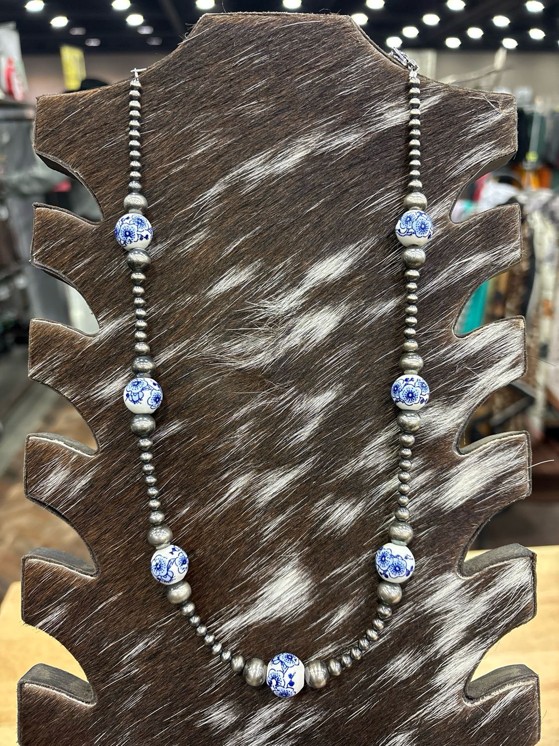 Blue China &amp; Navajo Pearls