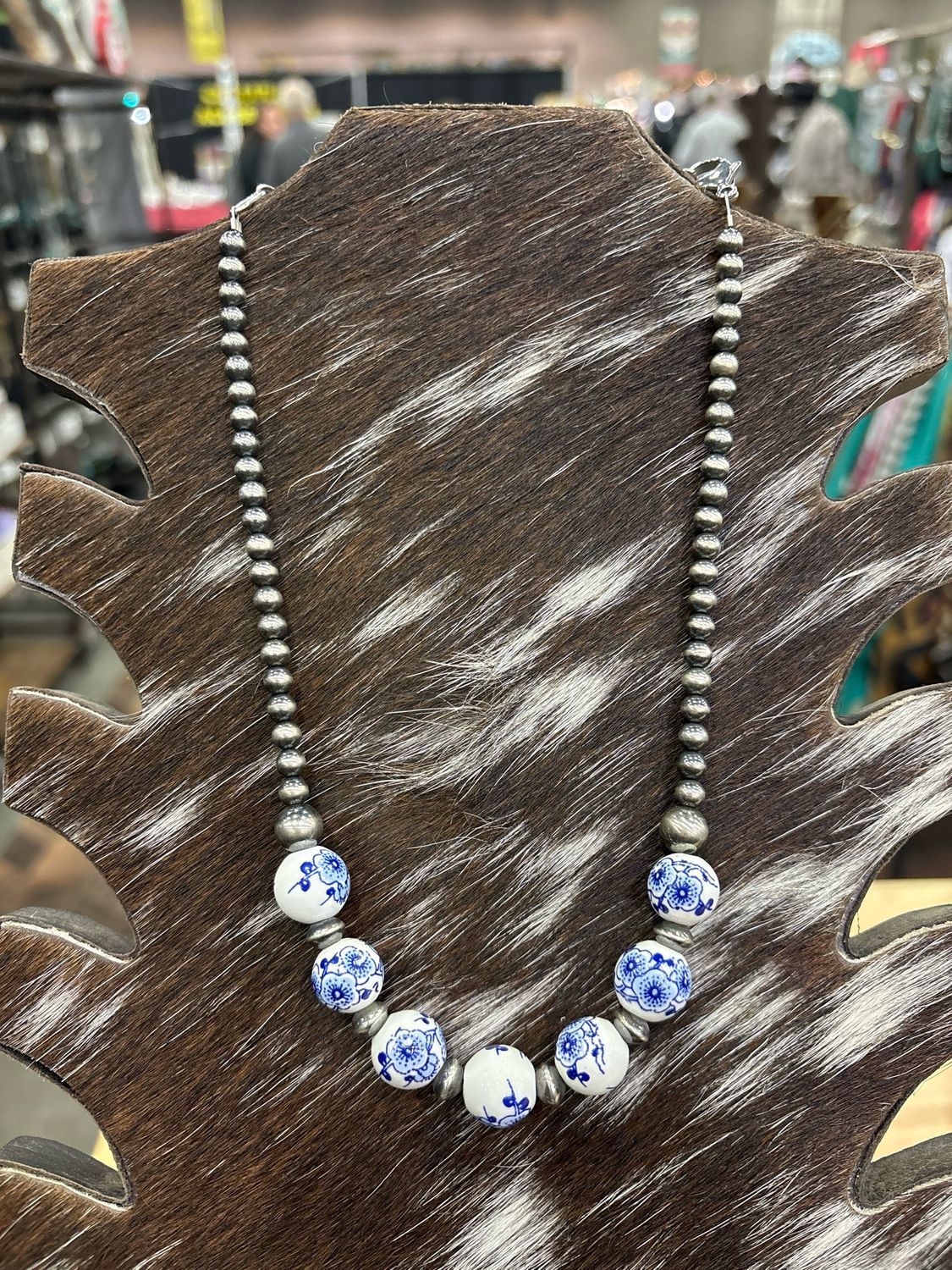 Blue China &amp; Navajo Pearls