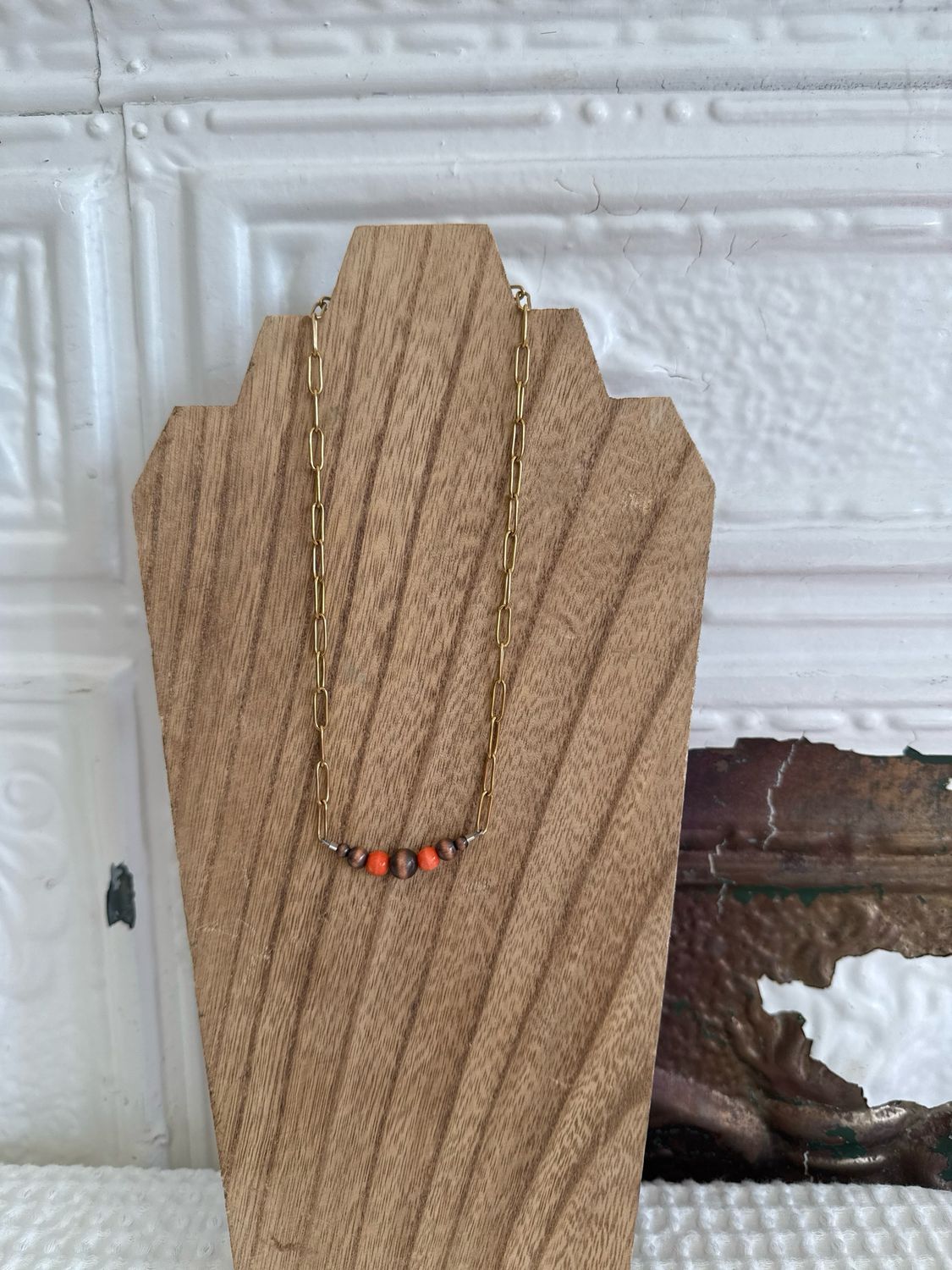 Faux Copper Navajo Pearl Stacker