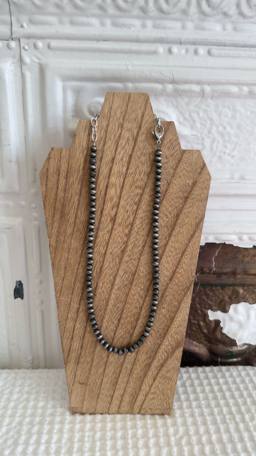 6mm Faux Navajo Pearls