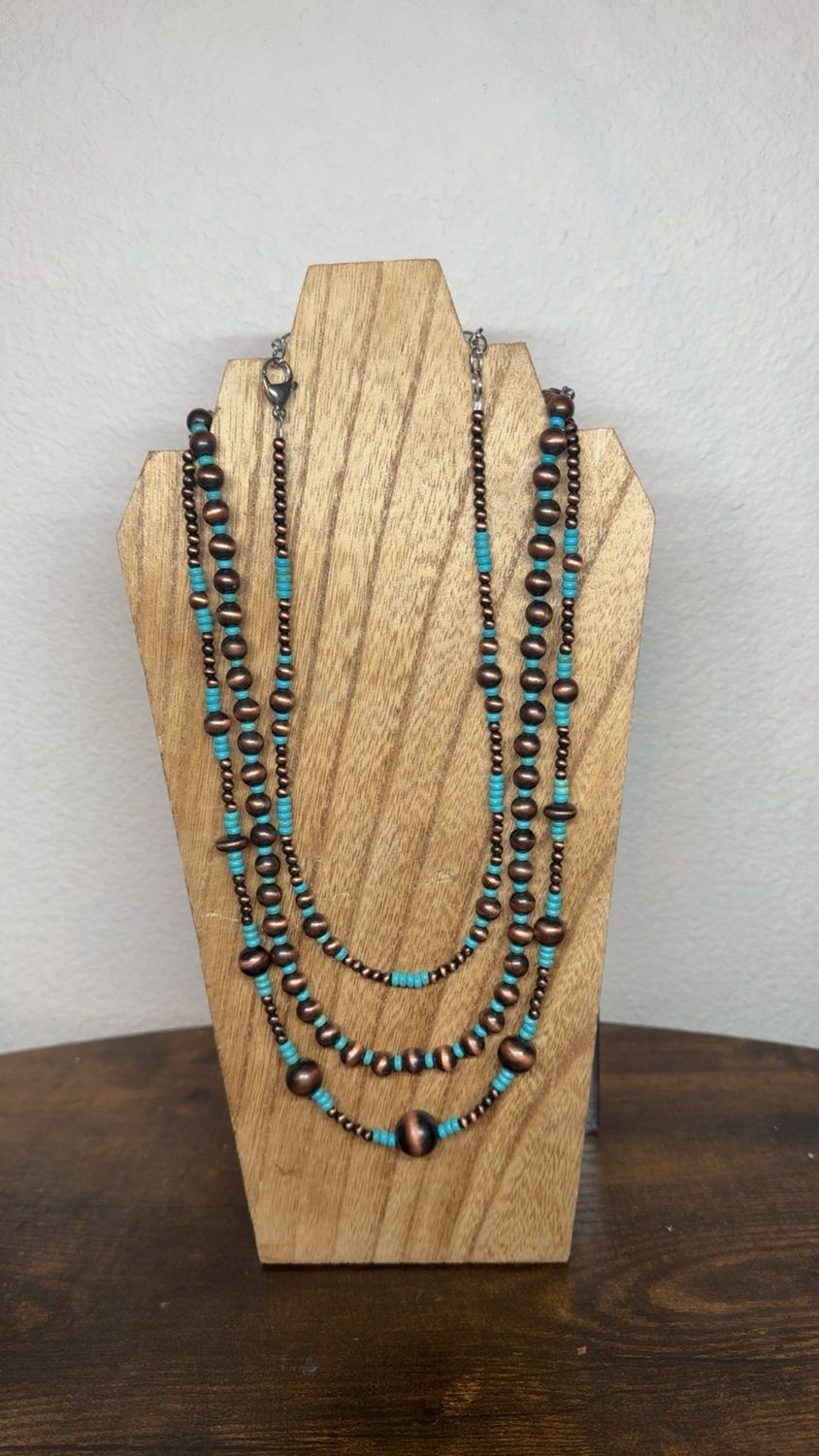 Faux Navajo Pearls &amp; Turquoise