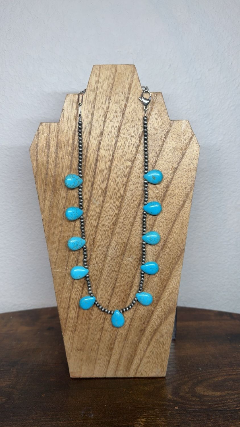 Faux Navajo Pearls &amp; Turquoise