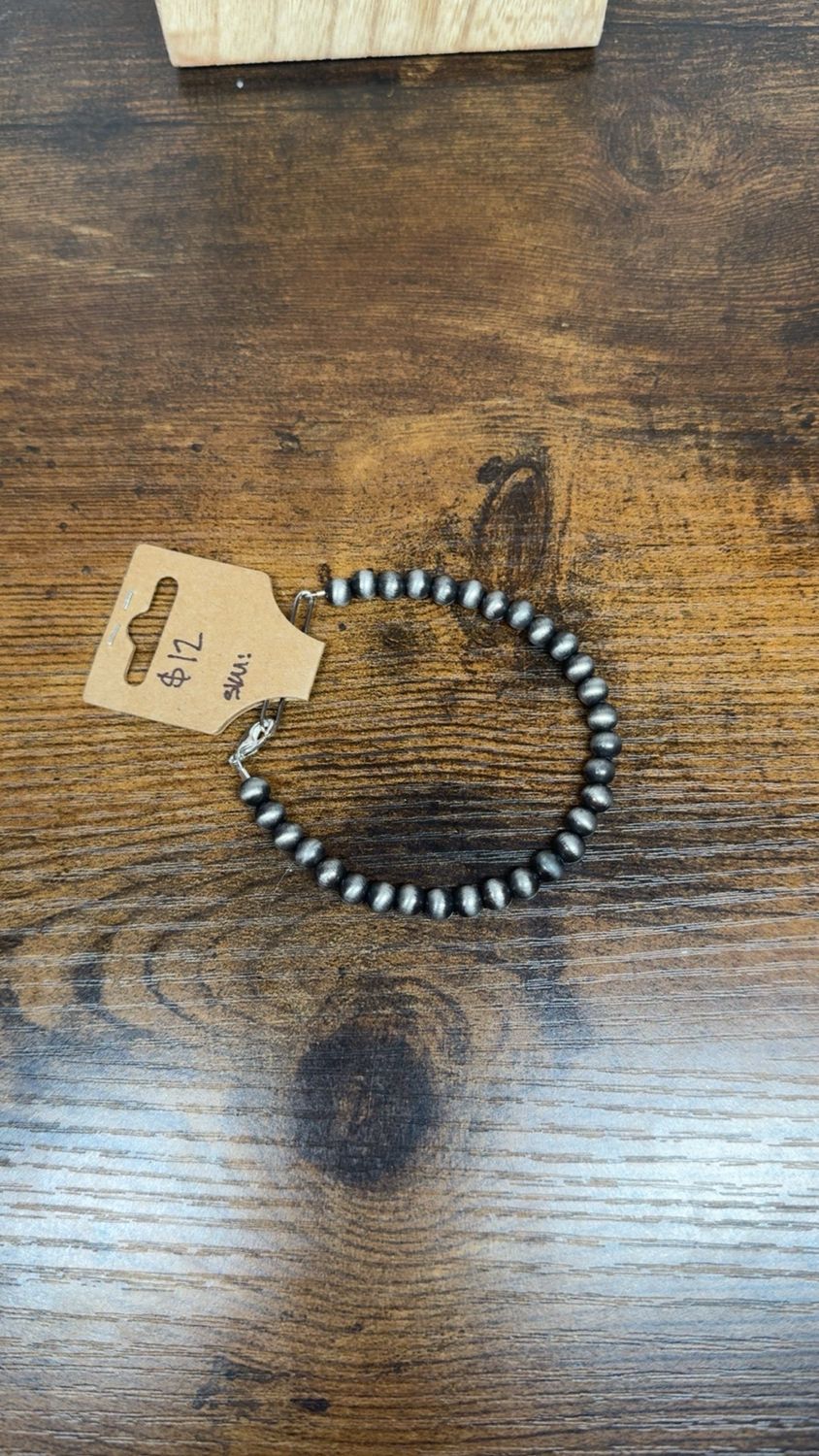 6mm Faux Navajo Pearl Bracelet