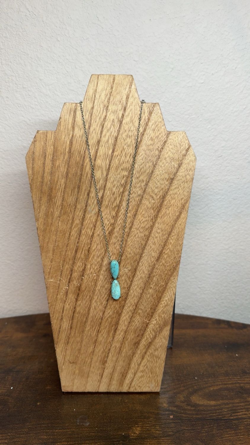 Faux Turquoise Stacker