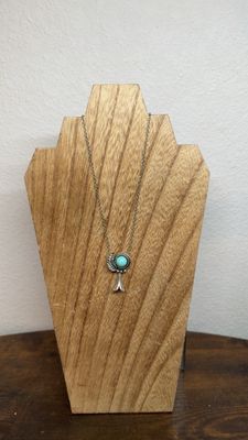 Faux Turquoise Squash Charm