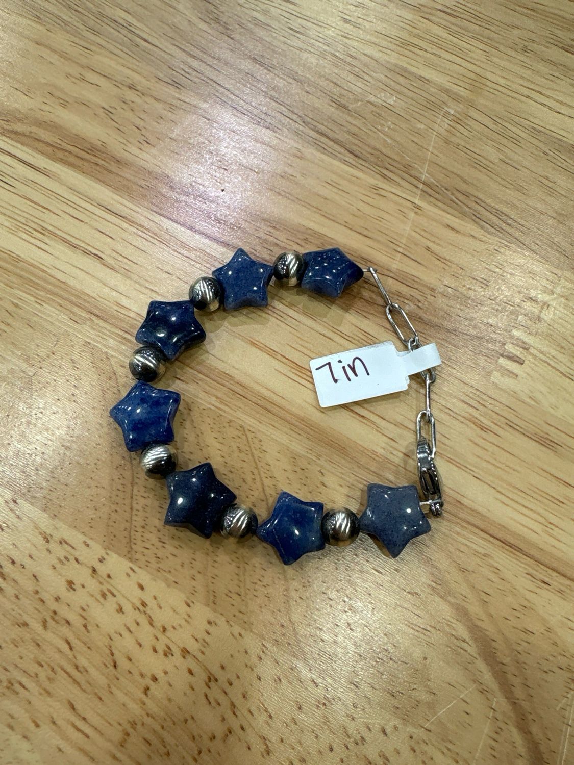 Lapis Star Bracelet