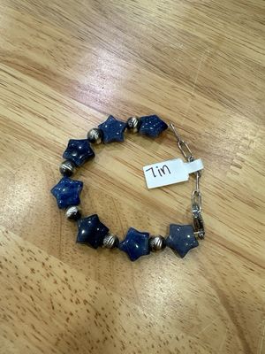 Lapis Star Bracelet