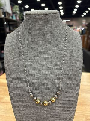 Gold Hematite &amp; Navajo Pearl Stacker