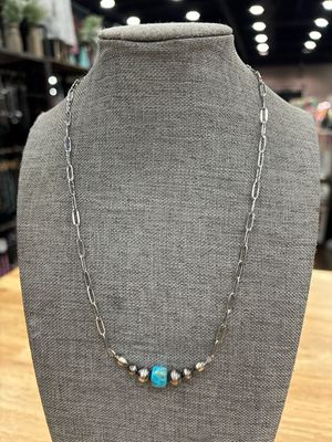 Turquoise &amp; Navajo Pearl Stacker