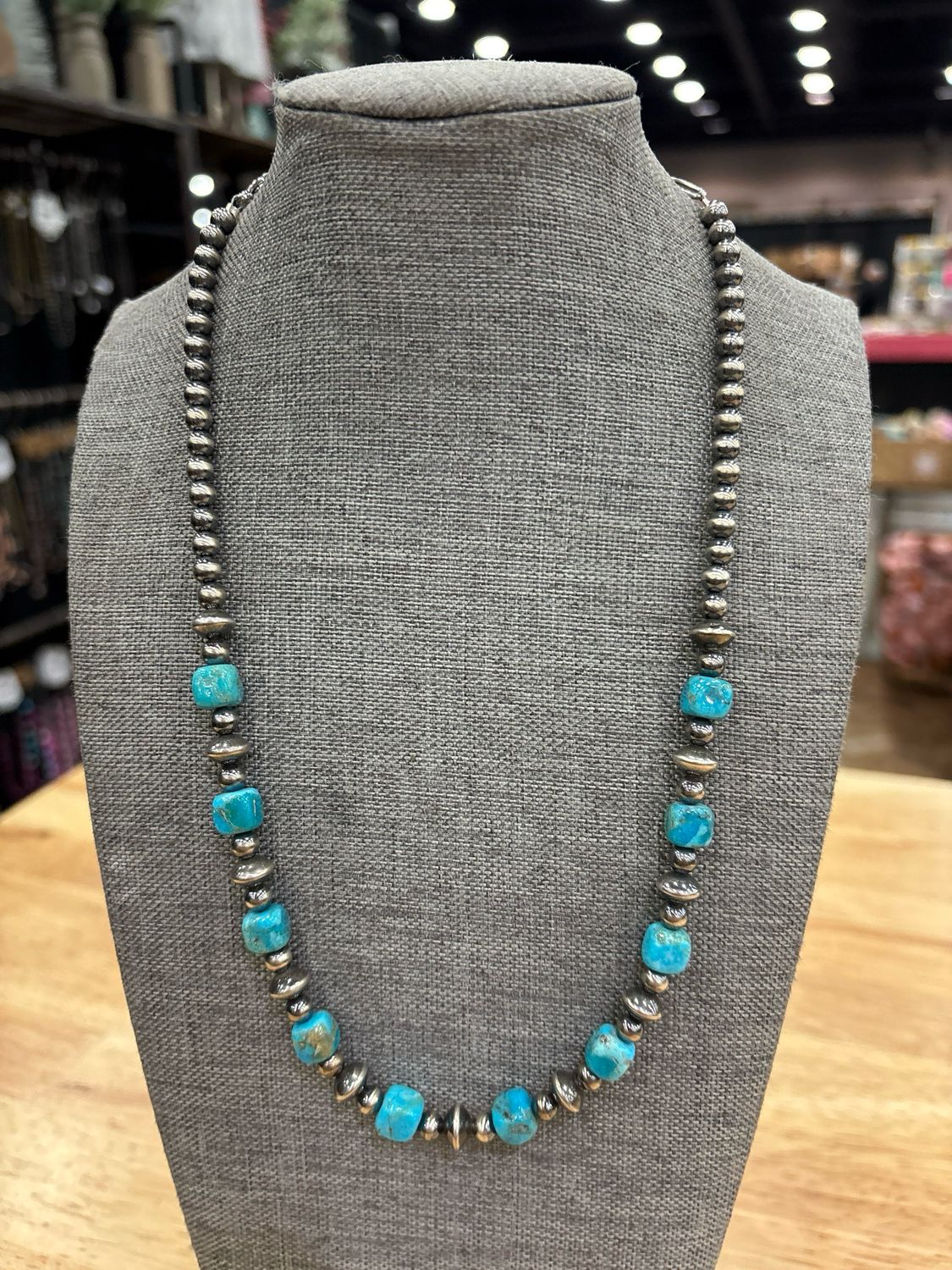 Kingman Turquoise &amp; Navajo Pearls