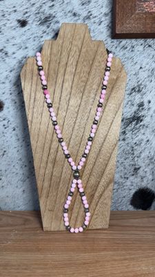 Pink Conch &amp; Navajo Pearls