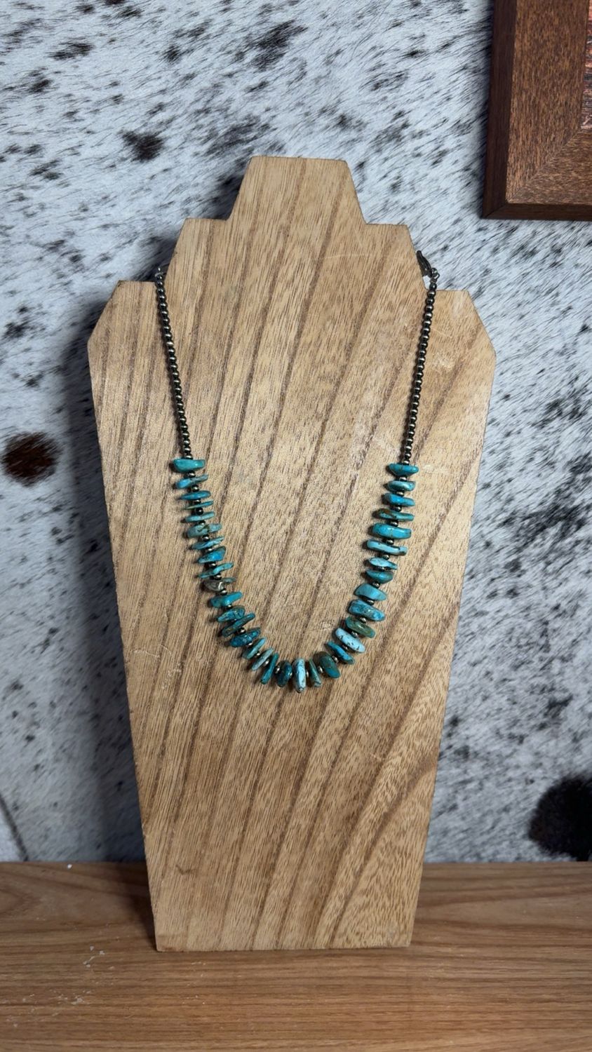 Turquoise &amp; Navajo Pearls