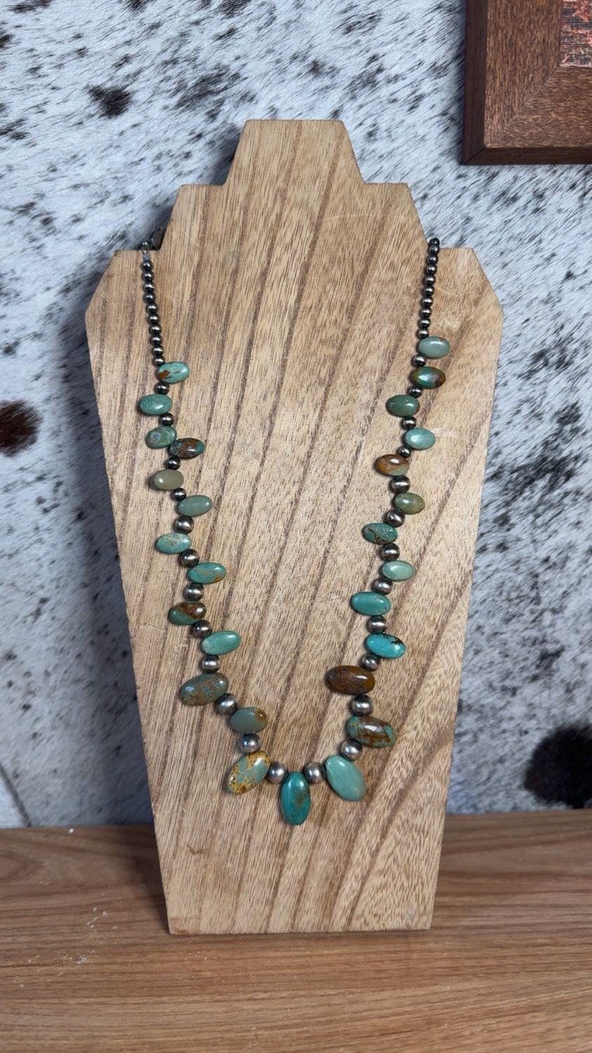 Turquoise Petals &amp; Navajo Pearls