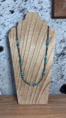 Turquoise &amp; Navajo Pearls