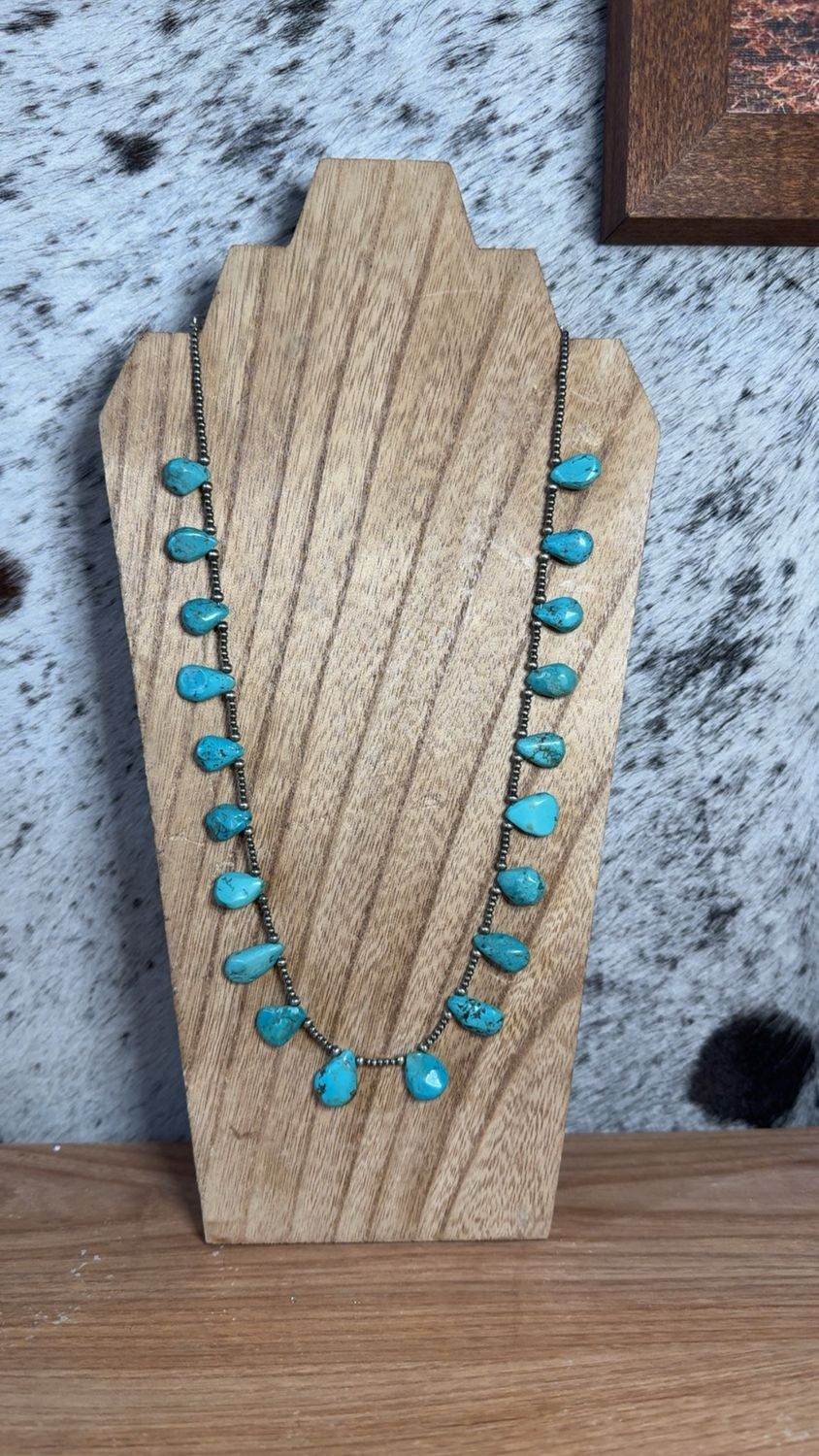 Turquoise Petals &amp; Navajo Pearls