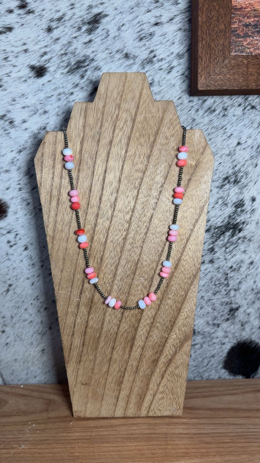 Pink Opal &amp; Navajo Pearls