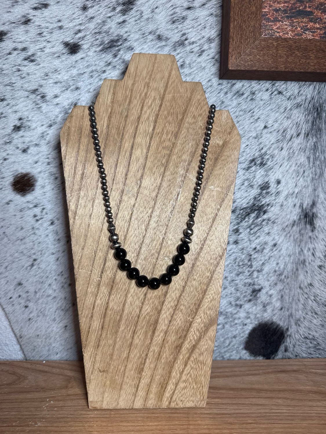 Black Onyx &amp; Navajo Pearls