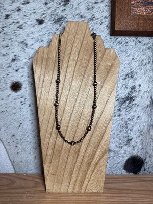 Faux Copper Navajo Pearls