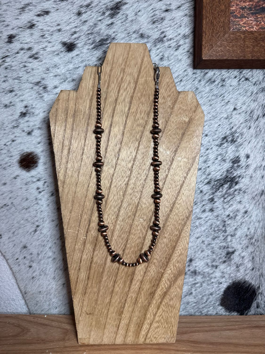 Faux Copper Navajo Pearls