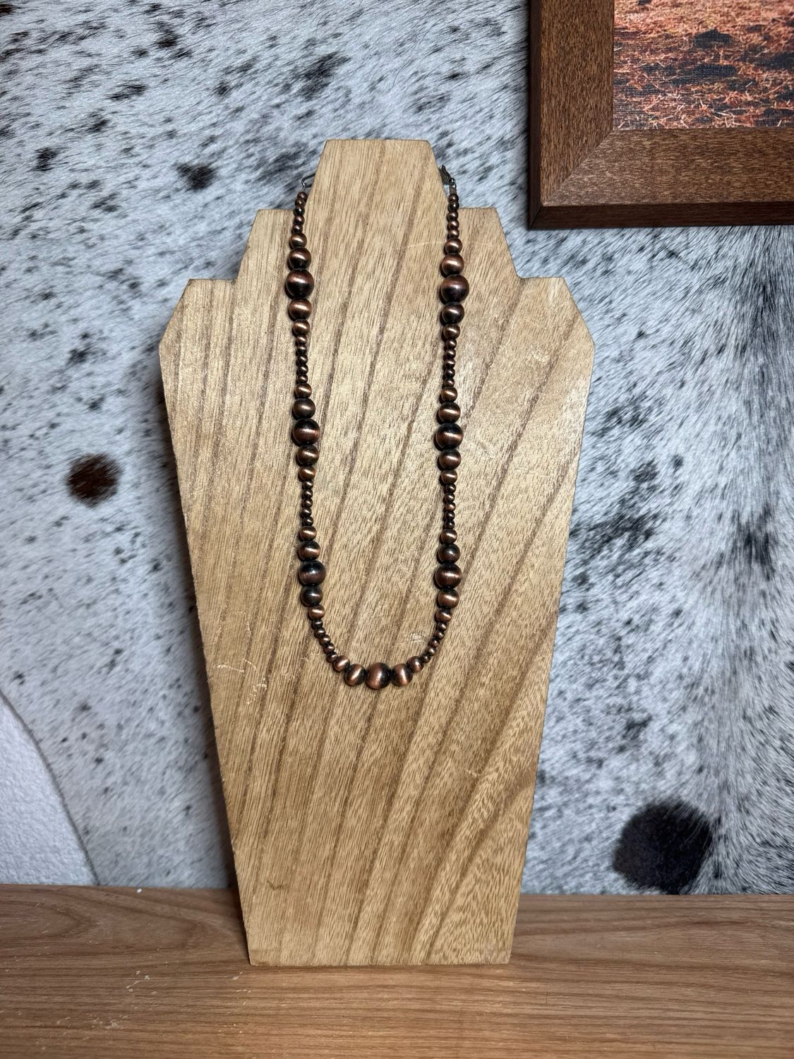 Faux Copper Navajo Pearls