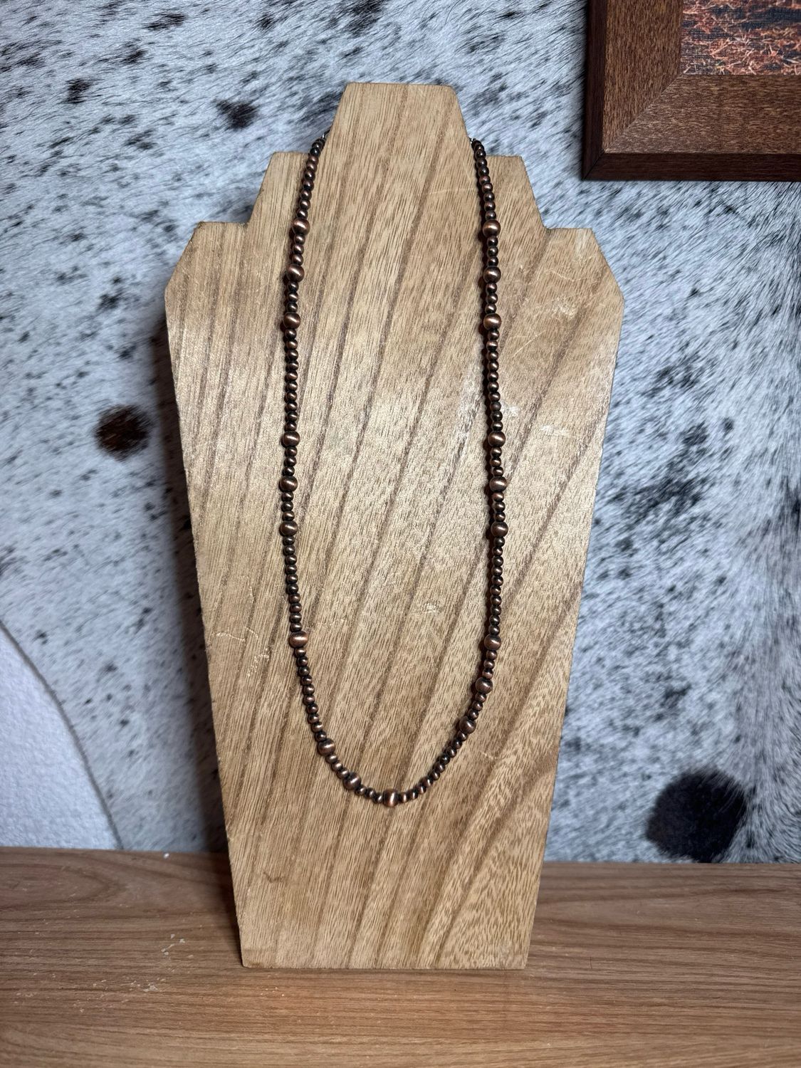 Faux Copper Navajo Pearls