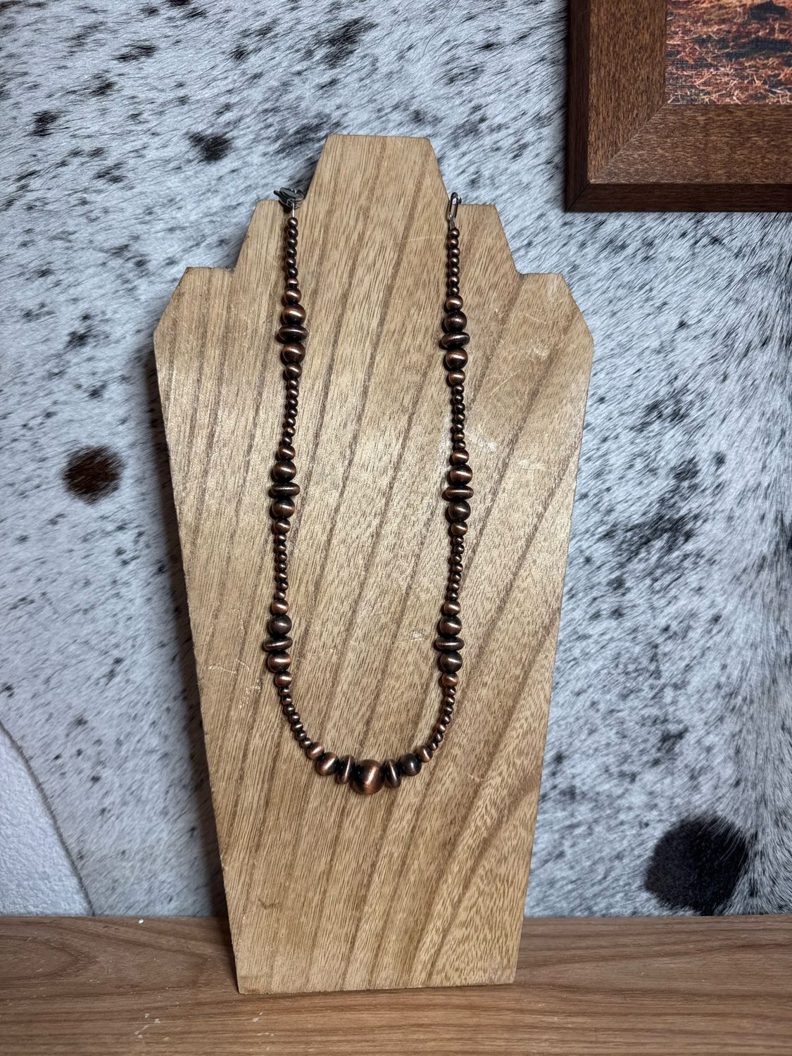 Faux Copper Navajo Pearls