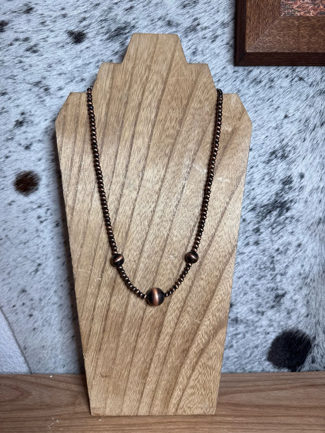 Faux Copper Navajo Pearls