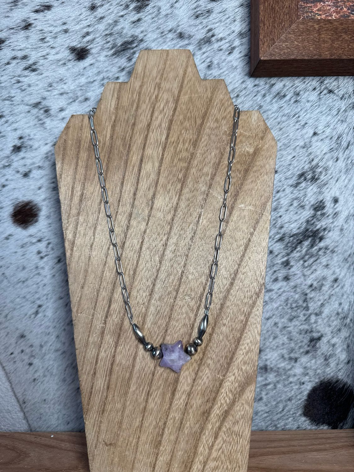 Amethyst Star &amp; Navajo Pearls