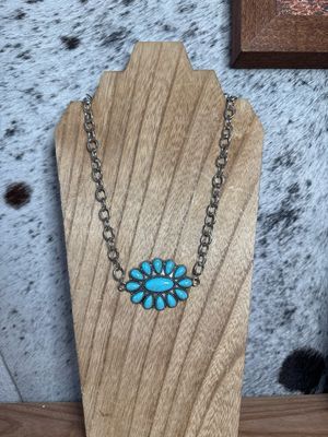 Faux Turquoise Cluster