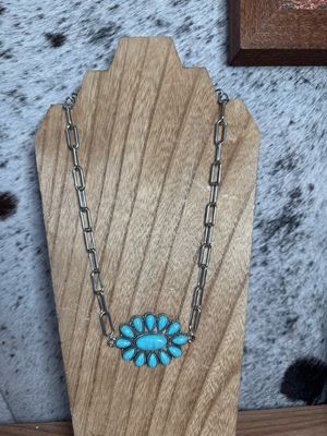 Faux Turquoise Cluster Stacker