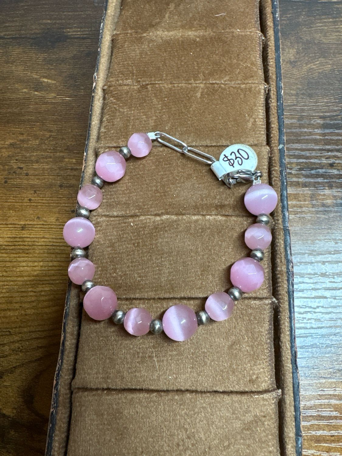 Pink Quartz &amp; Navajo Pearls