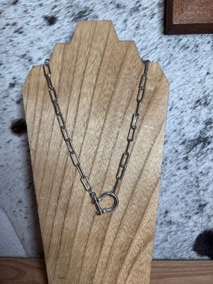 Silver Horseshoe Clasp