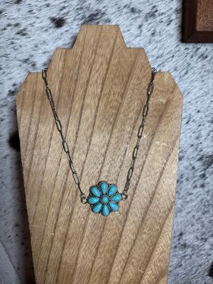 Faux Turquoise Cluster