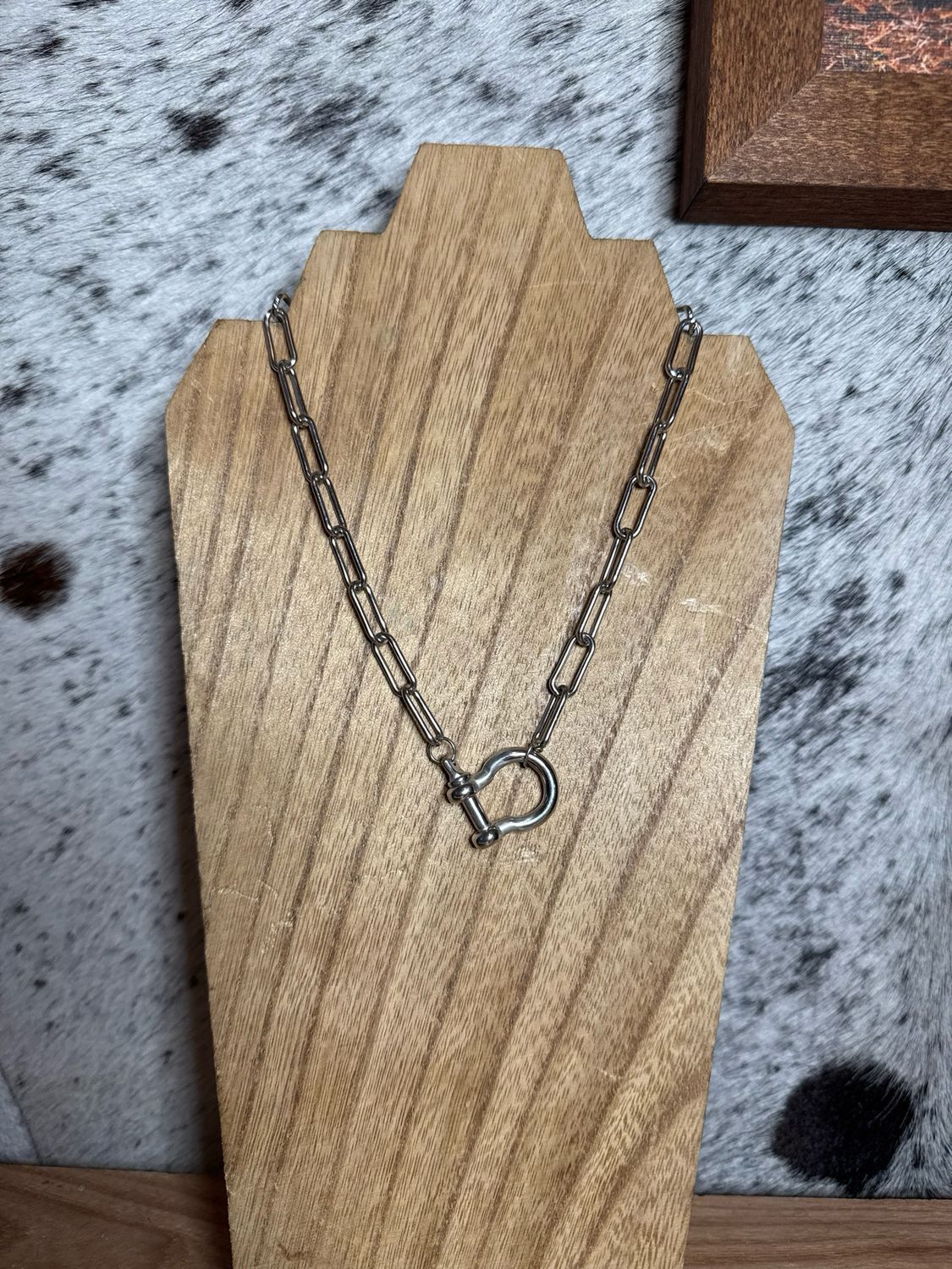 Silver Horseshoe Clasp