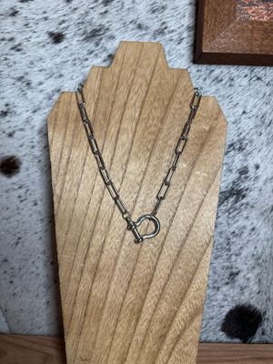 Silver Horseshoe Clasp