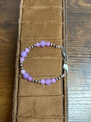 Purple Agate &amp; Navajo Pearls