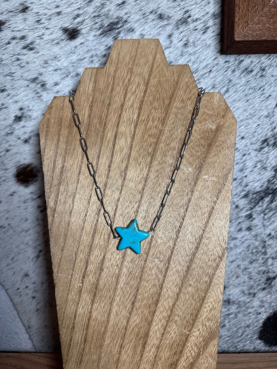 Turquoise Star Stacker