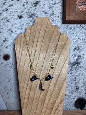 Black &amp; Gold Charms