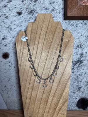 Silver Horseshoe Charms