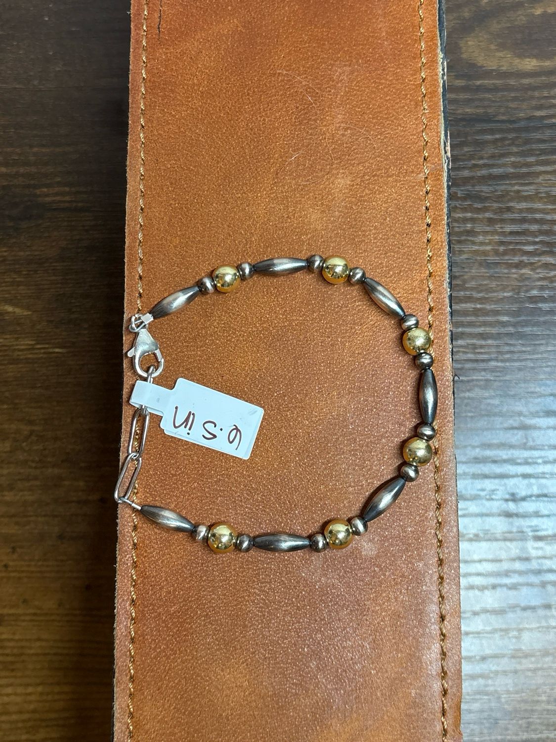 Navajo Pearls &amp; Gold Hematite Bracelet