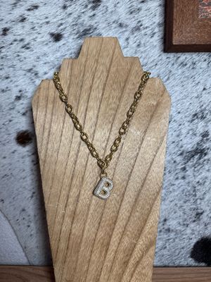 “B” Gold Charm