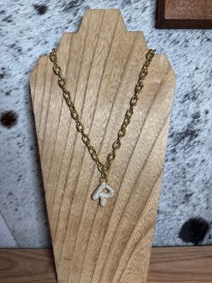 “R” Gold Charm
