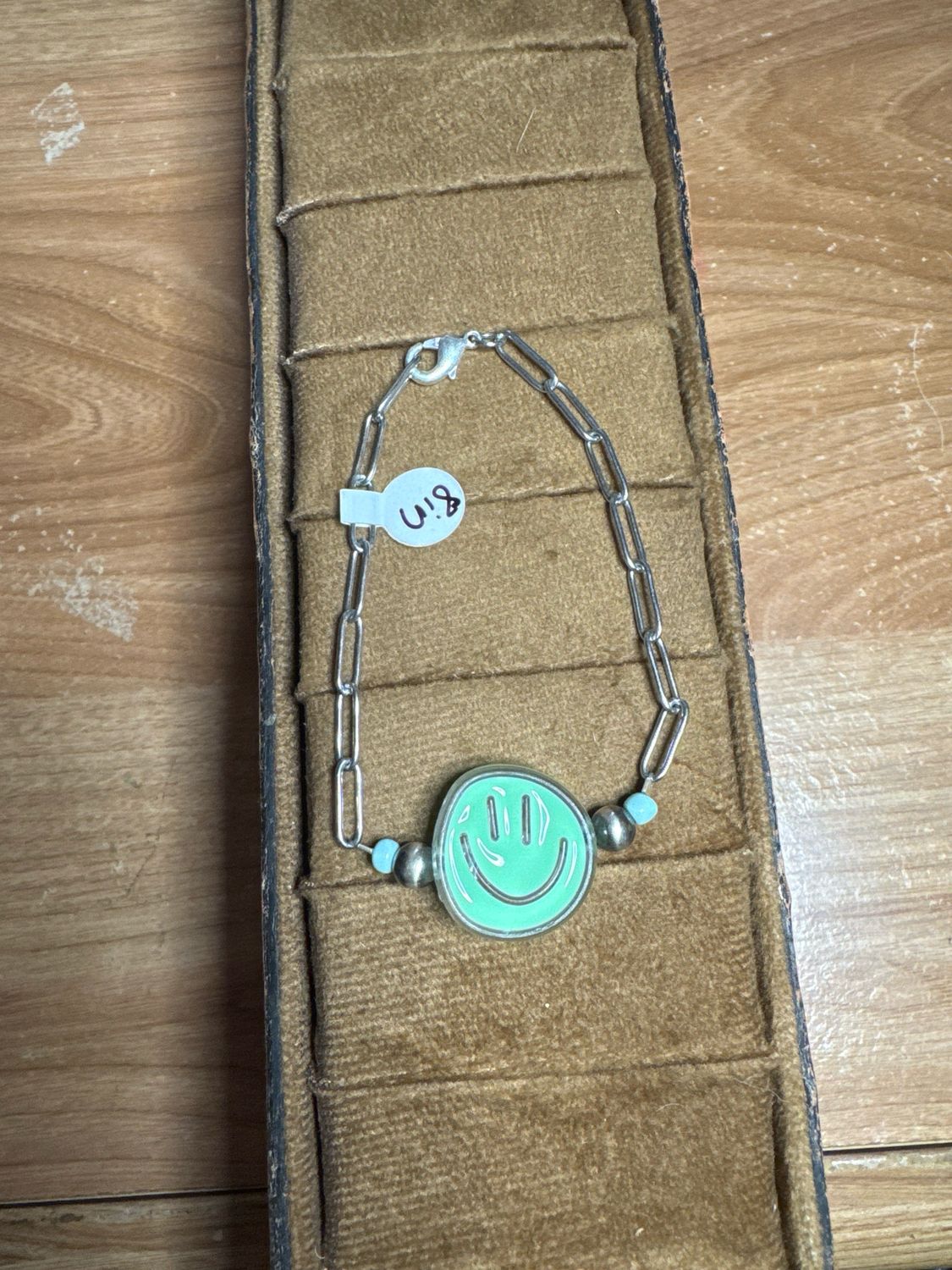 Green Smiley &amp; Navajo Pearls