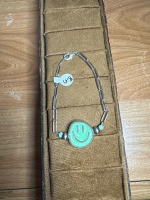 Green Smiley &amp; Navajo Pearls